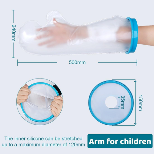 Armprotektor Abdeckung, Wasserdichter Gipsschutz, Gipsschutz Wasserdicht Arm, Wi - Bild 5 von 5