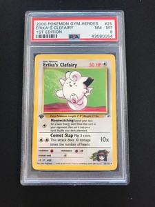 Pokemon Gym Heroes Rare Card #25//132 Erikas Clefairy