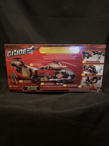 GI Joe EagleHawk Helicopter with Lift Ticket Figure Hasbro 2012 New Sealed MIB - Picture 2 of 24
