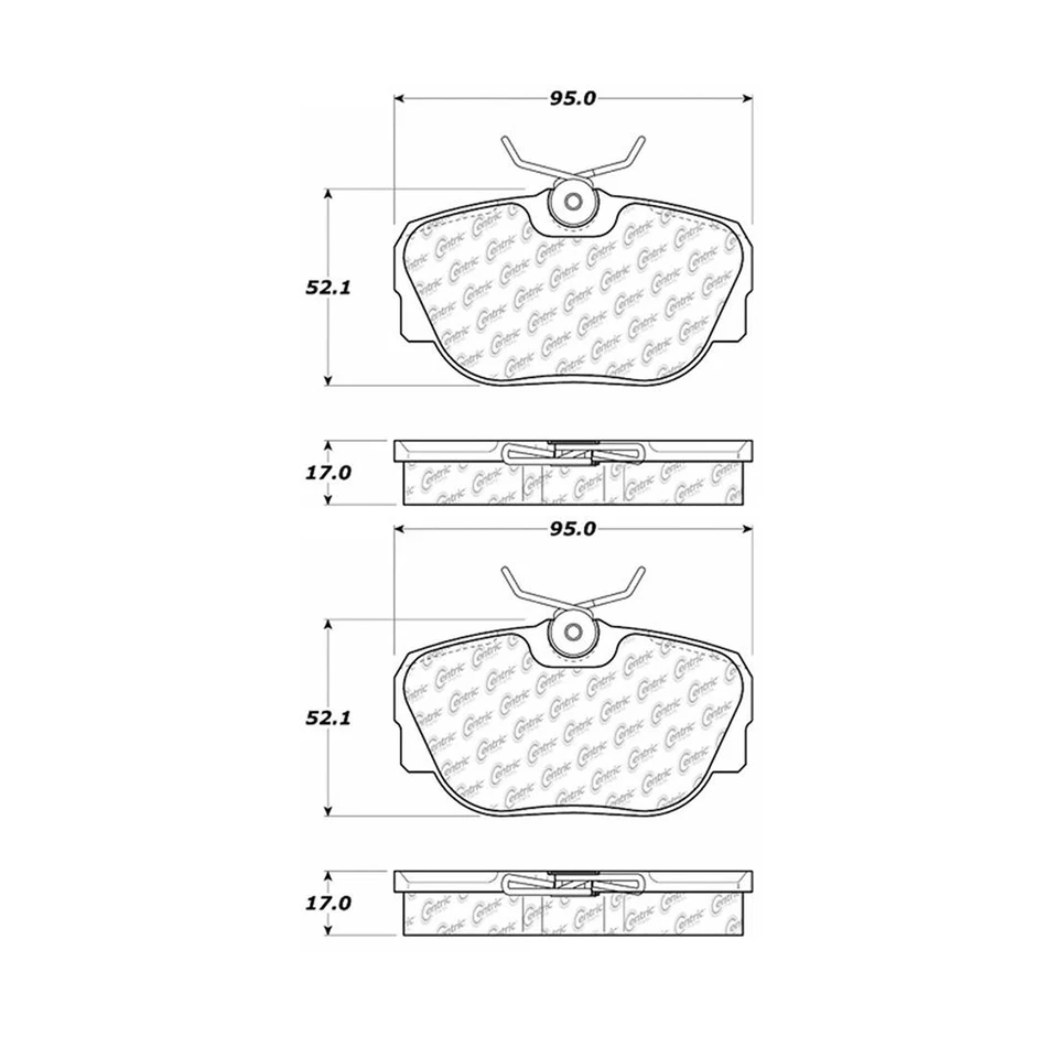 Rotores de disco de freno trasero + pastillas de freno de cerámica 3 piezas para Land Rover Discovery 1999 Foto 3 de 4