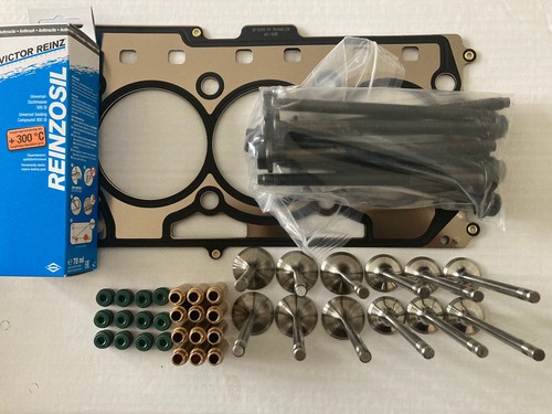 REBUILD KIT VOLKSWAGEN POLO 1.2 12V AZQ BZG VALVES HEAD GASKET BOLTS GUIDES VW  - Picture 1 of 1