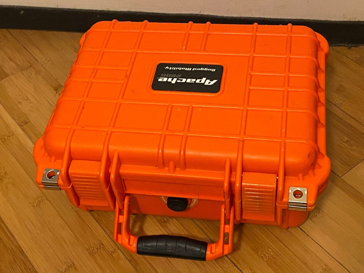 Apache 2800 Rugged Watertight Hard Storm Travel Case for Camera