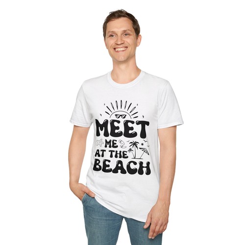 T-shirt unisex Meet me at the beach softstyle - Foto 12 di 61