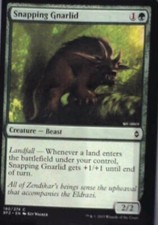 Snapping Gnarlid - Battle for Zendikar: #190, Magic: The Gathering Nm R152