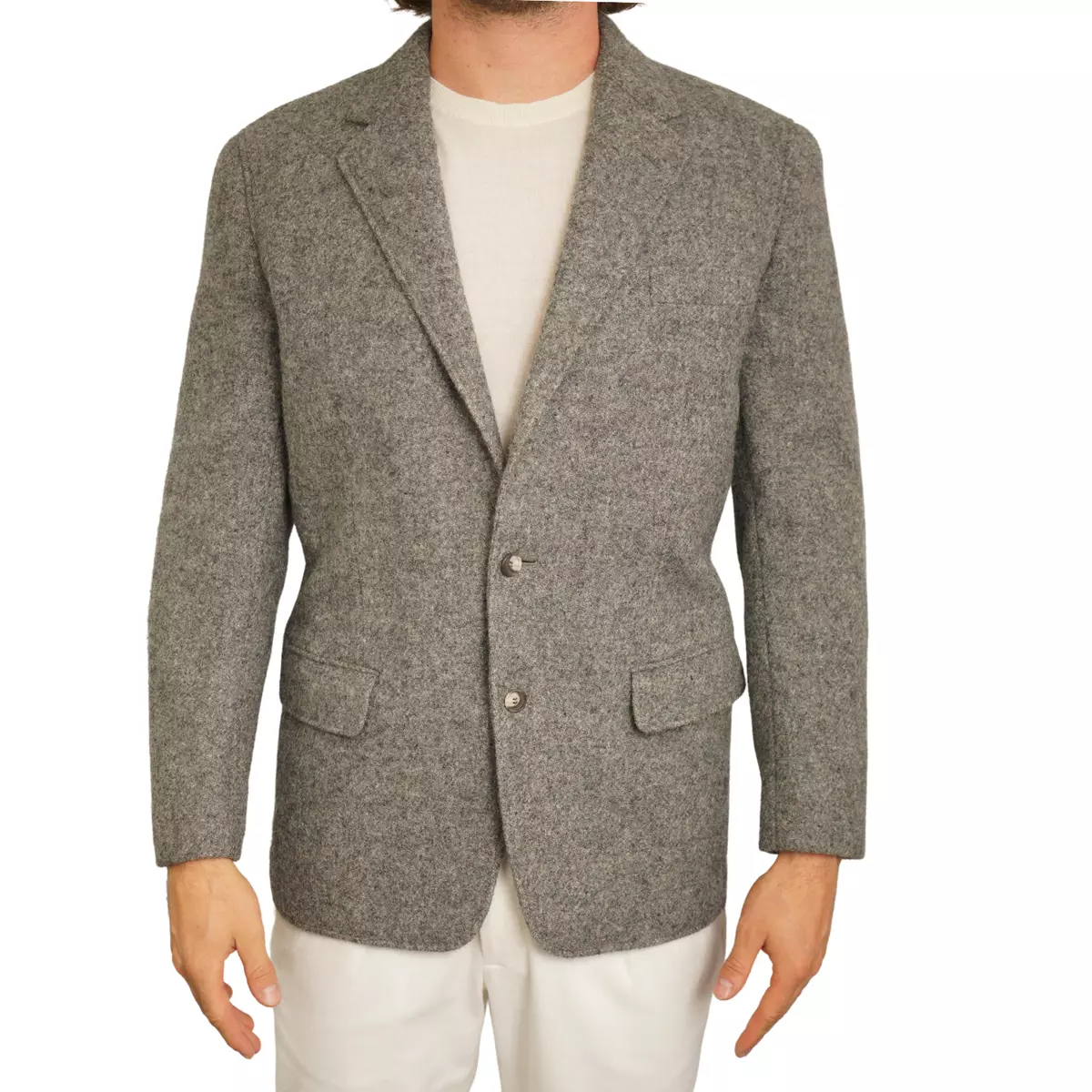 Men 70's Harris Tweed Blazer Vintage 80s Jacket Scottish Wool