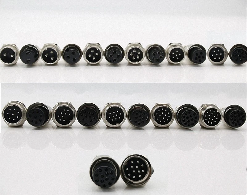 New 2 - 15 Pin GX20 Aviation Plug & Socket Circular Multipole Connector Bulkhead - Image 3 of 4