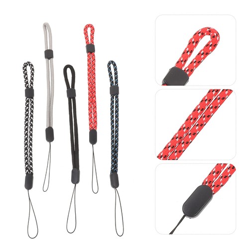 5 pcs Nylon Cell Phone Lanières Sangle Réglable Mobile Phone Lanyard Camera - Zdjęcie 5 z 12