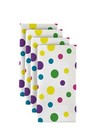 100% Milliken Polyester Spring Dots All Over Multi 18" x 18" Napkins 4 Pack