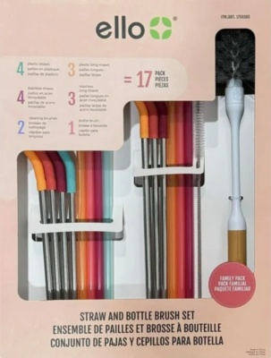 3 Piece Insulated Water Bottle Reusable Straw Brush Set Tumbler Cleaning Brushes 3 Piece Insulated Water Bottle Reusable Straw Brush Set Tumbler Cleaning Brushes