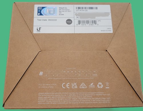 USED WORKING - Ubiquiti UniFi Talk ATA Analog Telephone Adapter UT-ATA-US - Bild 5 von 5