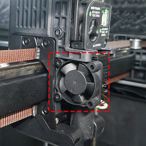 24V Dual Ball Extruder Throat dissipation thermique refroidissement ventilateur pour K2 PLUS 3010 - Photo 8/8