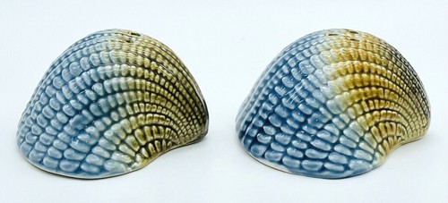 Muschel Salz und Pfefferstreuer Set blau braun - Bild 4 von 10