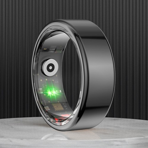 R02 Smart Ring Militärqualität Titan Stahl Schale Gesundheitsüberwachung IP68 - Zdjęcie 5 z 24