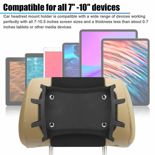 Cover Car Seat Back Tablet PC Holder Car Headrest Mount For iPad Tablets Phone - Picture 5 of 10