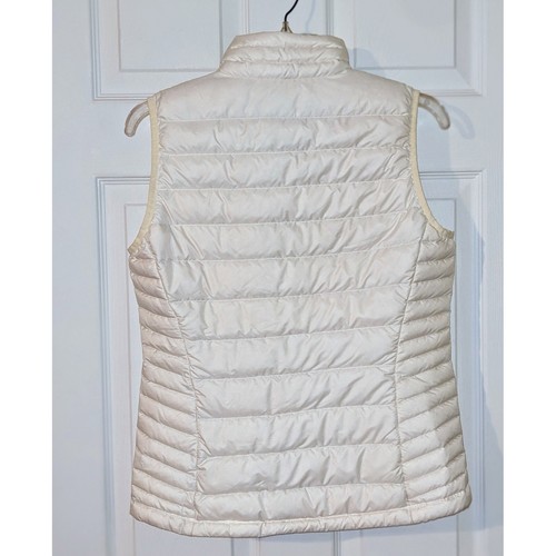 Patagonia White Nano Puff Vest Lightweight Puffer Sleeveless Jacket Womens S - Picture 6 of 8