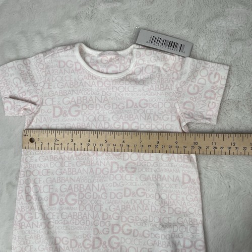 Dolce & Gabbana Baby Girl Gift Set 6-9M Pink Shirt Hat Bib New With Tags & Box - Picture 6 of 17