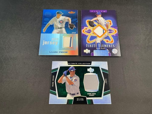 3 KARTEN 2003 04 TOPPS FEINSTE UD ULTIMATIVE ENDLICHE MARKIERUNG VORHERIGES TRIKOT RELIKT SET/75