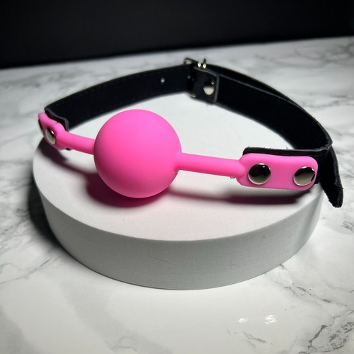 Silicone Mouth Ball Gag Bondage Fetish Role Play Harness Restraint Couple SexToy - Picture 6 of 8