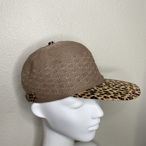 SOMETHING SPECIAL LA Leopard Trucker Style Hat with Tan Top Adjustable Size - Picture 1 of 12