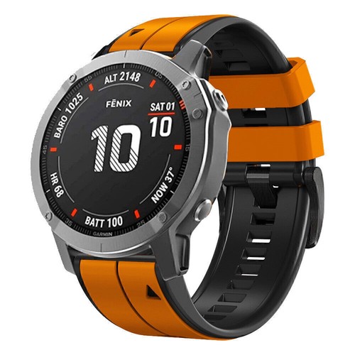 Für Garmin Fenix 8 E 7 7X 6 6X 5 5X 3HR Tactix Epix Pro Quickfit Silikon Armband - Bild 94 von 148