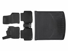 Gummimatten + Kofferraumwanne Set Passend Für Skoda Kodiaq 2017-2023