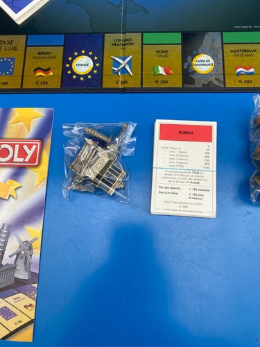 Juego De Mesa MONOPOLY EUROPE 2001 De PARKER Hasbro – COMPLETO Envío Gratis - Imagen 8 de 10