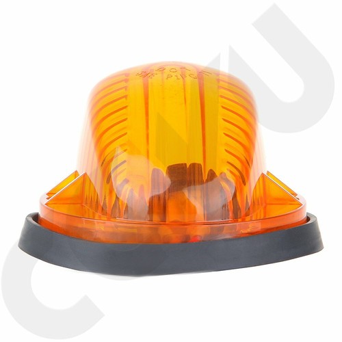 For 73-91 Chevrolet GMC Amber 1313A Cab Roof Clearance Light+W5W 3020 White LED - Picture 3 of 12