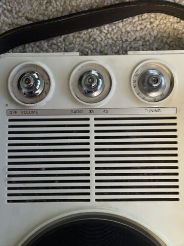 Vintage Realtone AM RADIO PHONOGRAPH Model 6201 Slimliner manual See Video WORKS - Picture 11 of 20