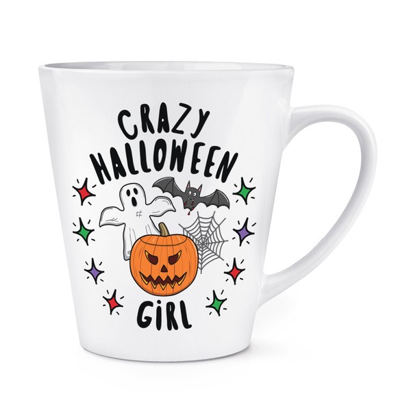 VerrüCkte Halloween MäDchen Stars 341Ml Latte Becher Geist KüRbis Scary Daughter-image