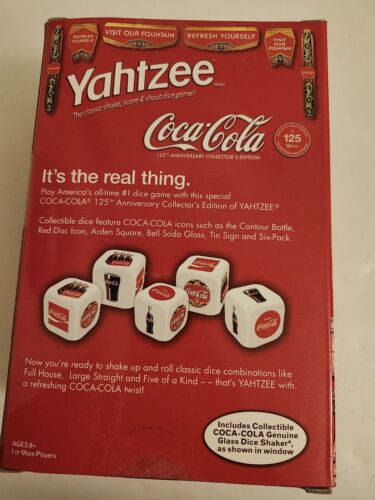 Yahtzee Coca-Cola 125th Anniversary Collector Edition - Picture 2 of 3