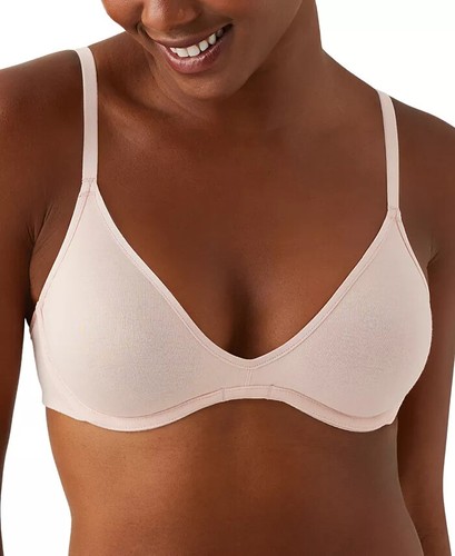 NWT b.tempt'd Women's 36B Cotton To A Tee Scoop Underwire Bra 951272 Rose - Picture 8 of 8