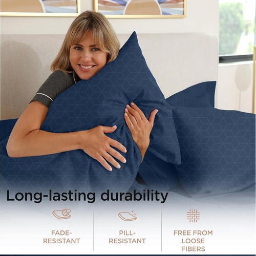 Luxurious 100% Egyptian Cotton Twin Sheets Set | 400 Thread Count Cooling - Picture 5 of 8