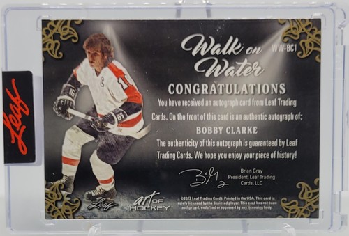 Hoja Art of Sport 2022 Bobby Clarke Walk On Water Blue automático 1/9 - Imagen 2 de 2