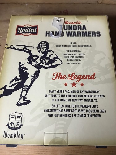 Wembley Reusable Tundra Hand Warmers Limited Edition - Picture 2 of 2
