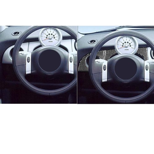Carbon Fiber Main Drive Dashboard Panel Cover Trim for Mini Cooper 2002-2004 - Foto 4 di 5
