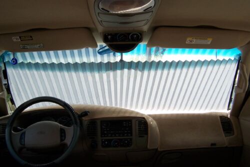 The Shade Retractable Windshield Sunshade | 2006-2013 AUDI A3 Quattro - Picture 2 of 7
