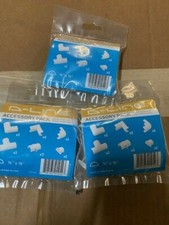  Lot of 3 D-LINE US/CLOAP2010W Clip Over Accessory Pack, Clip-Over, PVC NEW 
