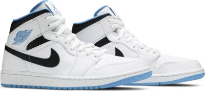 AIR JORDAN 1 MID White/Laser Blue-Black SIZE US 13 ✓ BRAND NEW IN