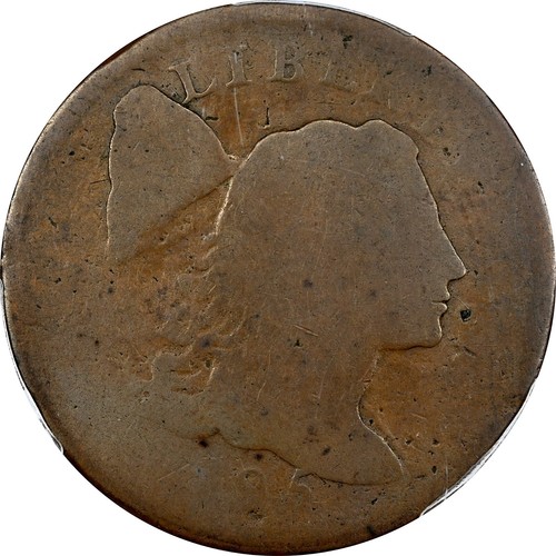 Lowball 1795 1C PLAIN EDGE FR02 PCGS CAC Flowing Hair Cent - Picture 3 of 4