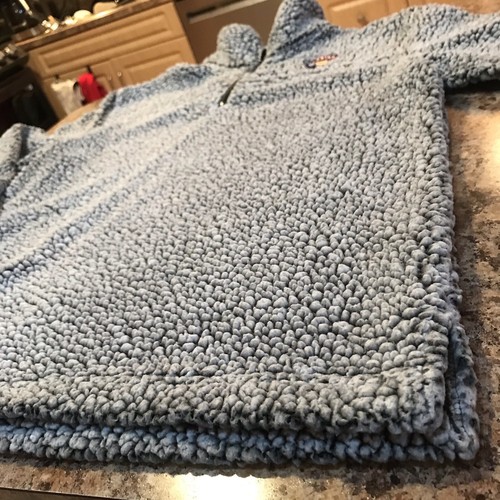 Florida Panthers GIII 4HER Womens Sherpa Pullover Large 1/4 Zip Gray Sweater - Picture 8 of 12