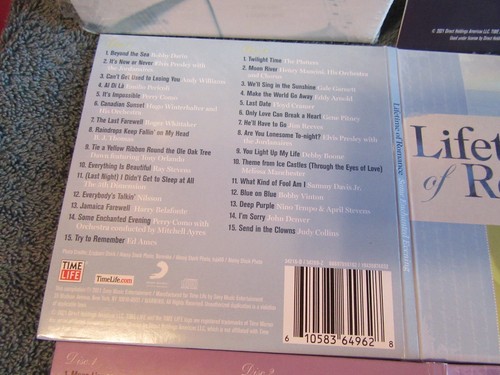 10 cd time life LIFETIME of ROMANCE greatest love Darin Williams Cline Page - Picture 7 of 12