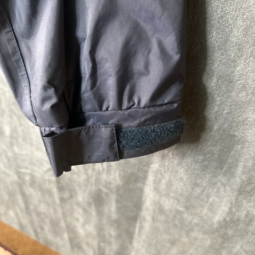 Chaqueta de piel de neopreno para hombre talla grande capucha se mete en el cuello azul/verde impermeable - Imagen 8 de 21
