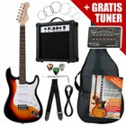 Guitarras eléctricas sunburst