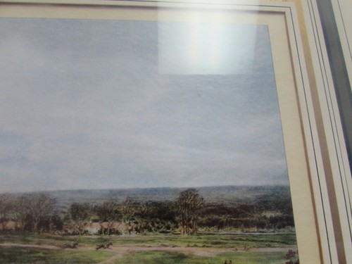 THE MEETING OF HER MAJESTRY'S STAG HOUNDS - FREDERICK BROMLEY FRAMED PRINT - Picture 6 of 9