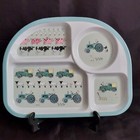 Sophie Allport Kids Divider Plate On The Farm Melamine Animals Tractors Cars