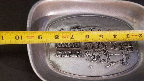 National Dairy Herd Information Association DHIA Metal Convention Tray 1976 - Picture 2 of 8