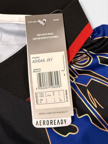 adidas Japan JFA Tokusatsu Special Edition Fans Slim Size L Soccer Jersey - NWT! - Picture 10 of 12