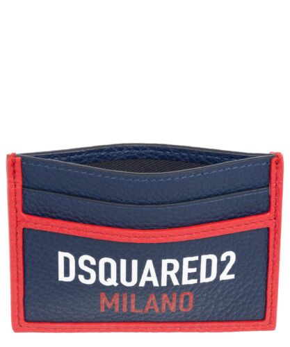 Dsquared2 porta carte di credito uomo icon CCM003101500001M222 blu Blue - Picture 2 of 2
