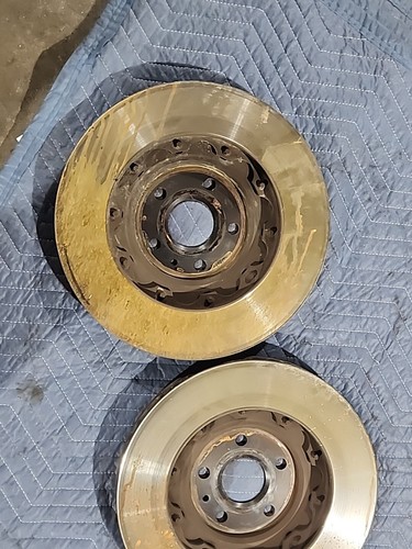 GM OE Brembo Front 2 Piece Rotors Pair 2016+ Cadillac ATS-V Chevy Camaro SS 1LE - Picture 10 of 10