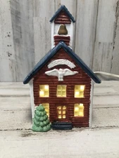 VTG 1991 Santa's Best National Decorations Christmas Collectibles School